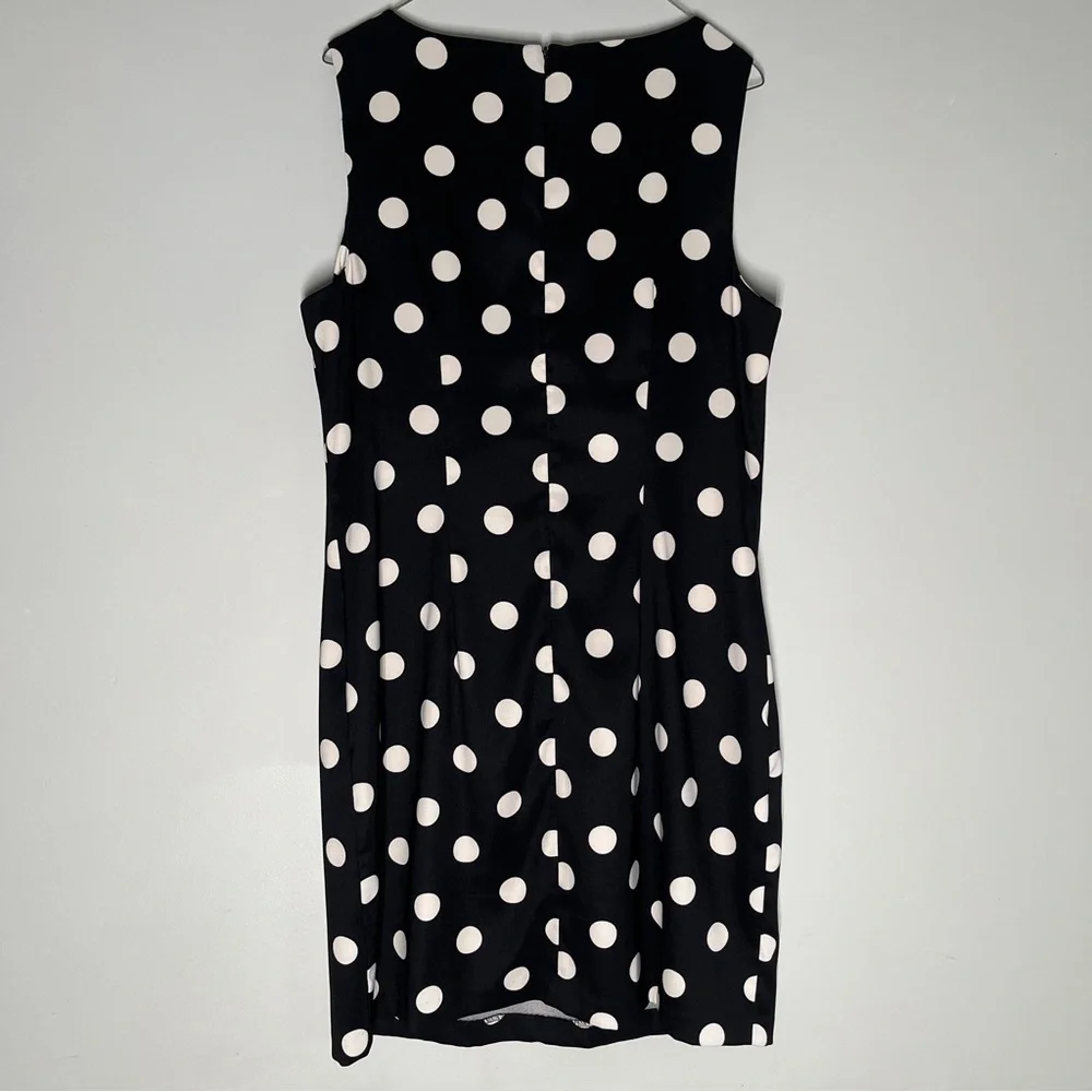 ALYX Polka Dot Dress Black and White Sleeveless Women’s Size 14 - Picture 2 of 9